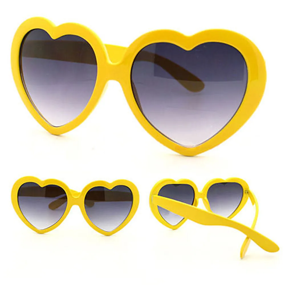 Ladies Heart Shaped Sunglasses Metal Women Brand Designer Fashion Rimless LOVE Clear Ocean Lenses Eyeglasses Oculos UV400