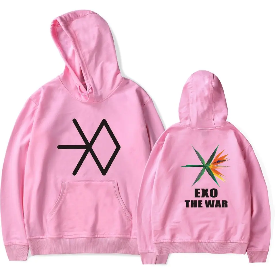 LUCKYFRIDAYF женские EXO новые альбом войны толстовки мужские корейские популярные