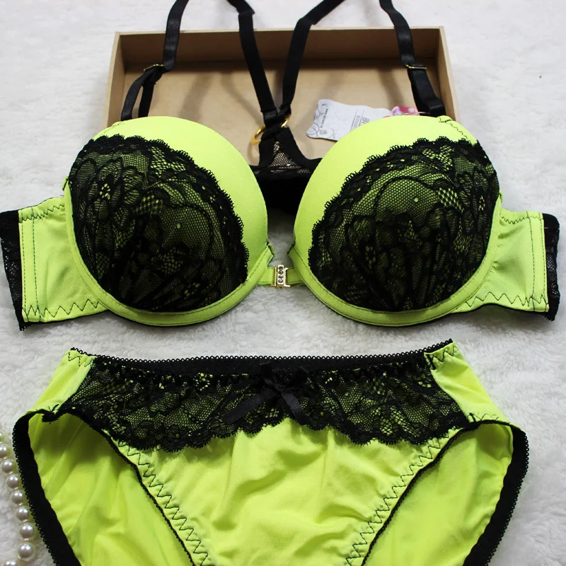 2015 New luxury elegance front closure deep V Sexy...