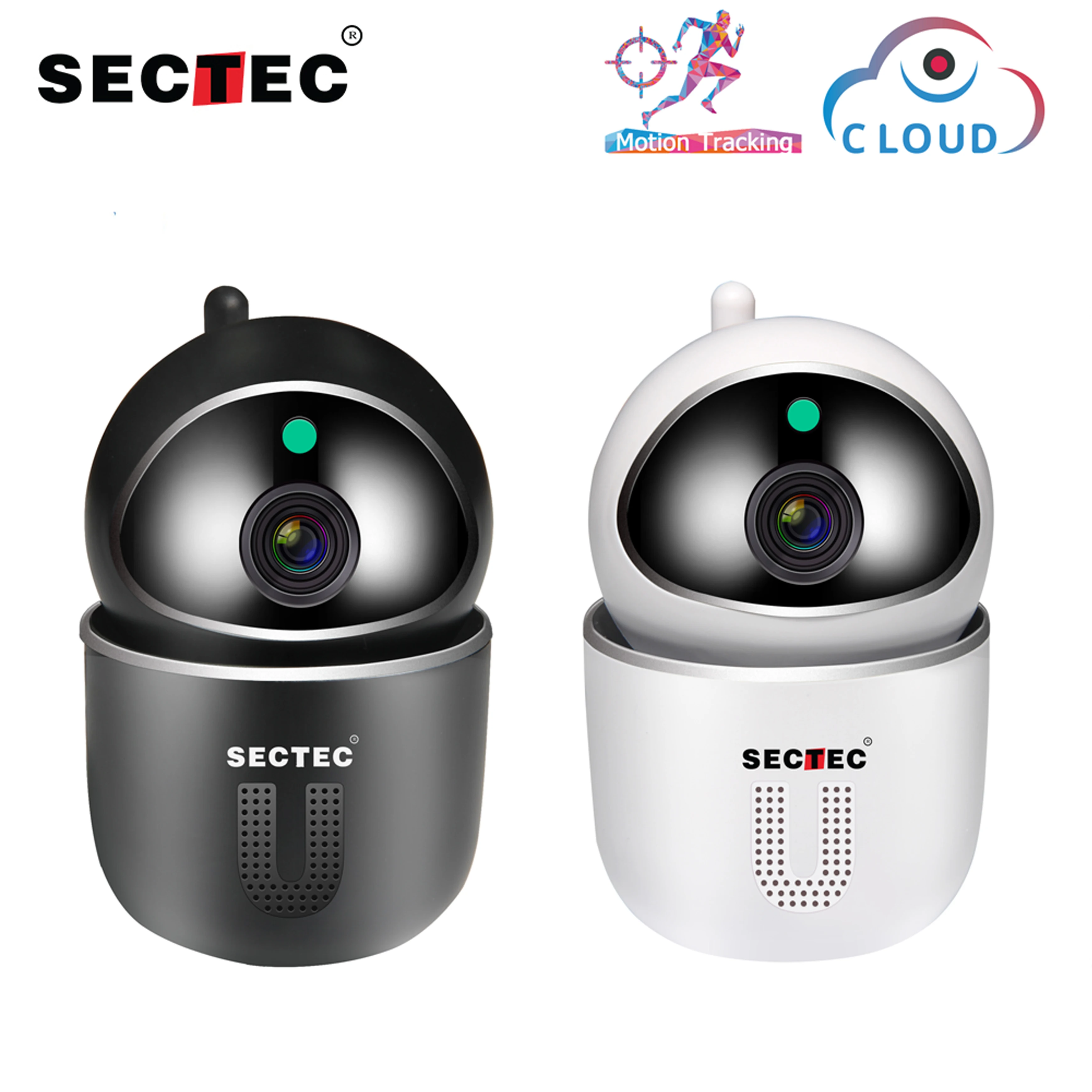 SECTEC 1080 P سحابة IP كاميرا السيارات تتبع مراقبة كاميرا أمنة للبيت اللاسلكية واي فاي شبكة كاميرا تلفزيونات الدوائر المغلقة مراقبة الطفل