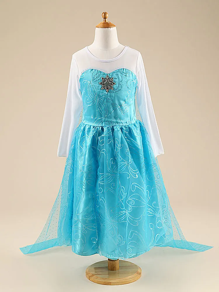 Платье для девочек платье принцессы Эльзы и Анны Детские праздничные платья Летнее Детское платье для костюмированной вечеринки fantasia infantil vestido