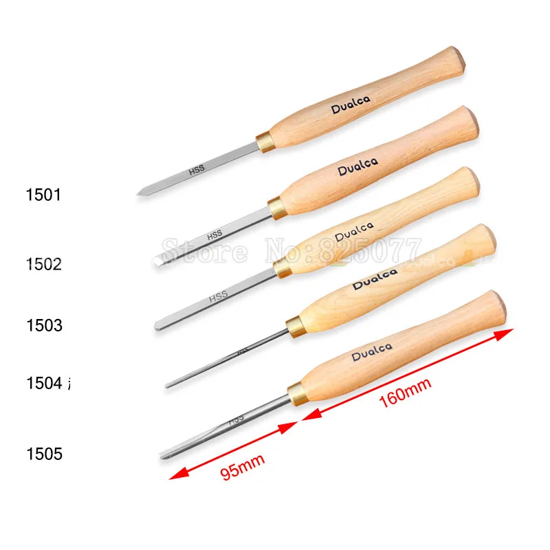 5PCS High Speed Steel HSS Small Woodturning Chisel SET For Small Details Tools JF1626 5PCS High Speed Steel HSS Small Woodturning Chisel SET For Small Details Tools JF1626