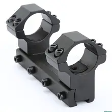 Алюминиевый Тактический 100 мм длинный высокий профиль Топ Пикатинни рельс 25,4 мм кольцо крепления оптического прицела подходит 11 мм ласточкин хвост рельсы для охотничьих винтовок