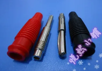 

Free Shipping 20pcs/lot 4mm Banana Plug High Quality Cooper with Nickle Plated Large Current High Voltage