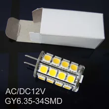 High quality AC DC12V GY6 35 led light GY6 35 lamp led 12v led G6 bulb