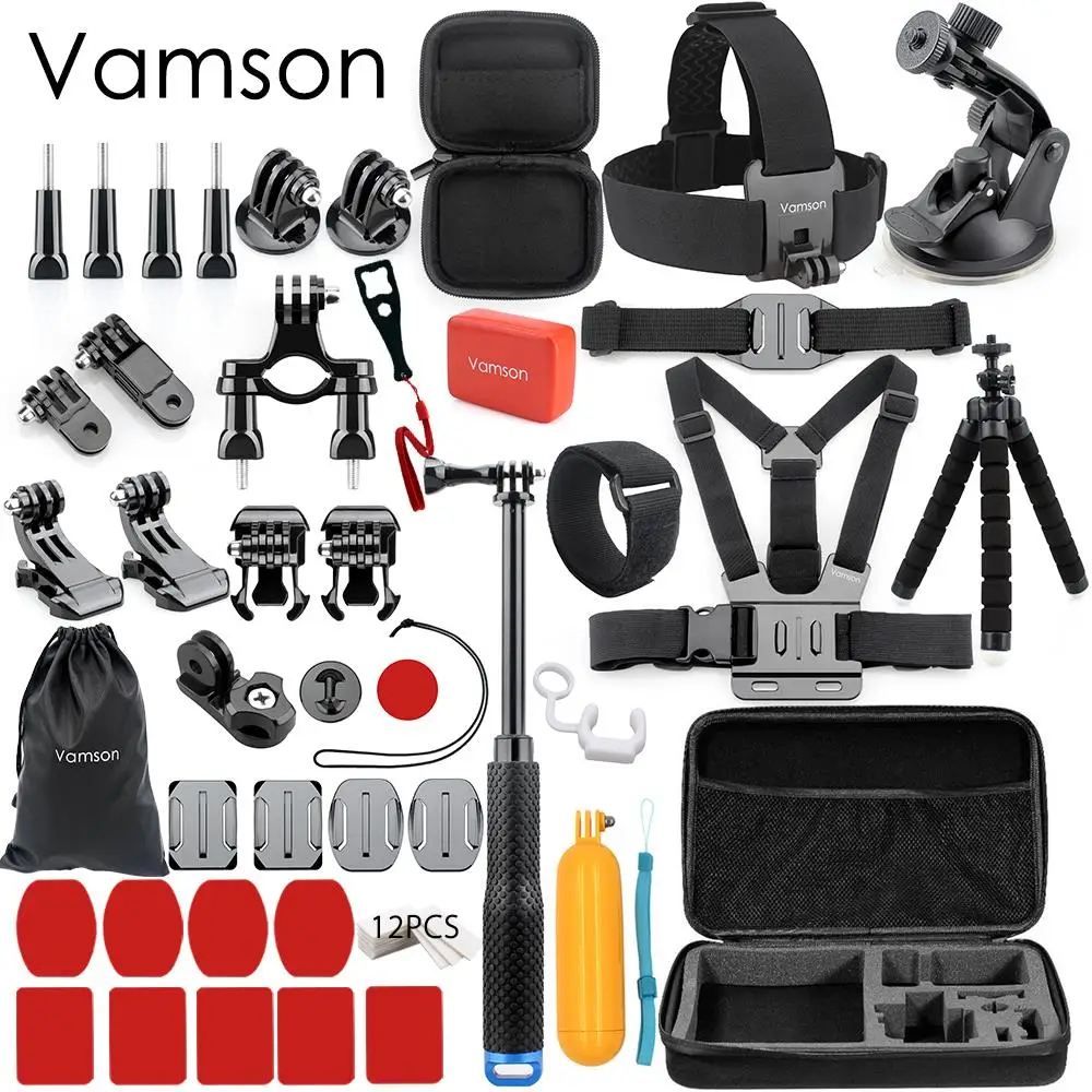 

Vamson for Gopro Accessories Kit For Gopro Hero 6 5 Hero 4 Hero3 for Xiaomi for yi SJCAM SJ4000 VS88