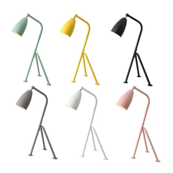 

Table lamp Macaron Desk lamp Bedside lamp Color Simple Modern Trend Big house Desk lamp Living room Conference room White Black