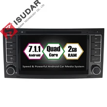 Android 7.1.1 Two Din 7 Inch Car DVD Player For VW/Volkswagen/Touareg/Transporter T5 RAM 2G WIFI GPS Navigation Radio FM