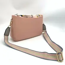 1 шт. модная розовая сумка через плечо для женщин женская сумка