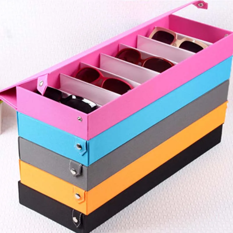 Eyeglass Sunglasses Storage Display Case Box Multifunctional Jewelry