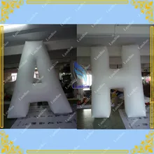 Высота 3,5 м, надувные буквы, рекламные надувные гелиевые шар в форме буквы