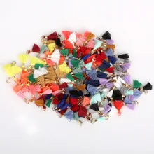Pingente de franja 10mm, cordas de borla para pendurar em anel, faça você mesmo, decoração de joias, cortinas de vestuário com borla, 10 peças borlas renda
