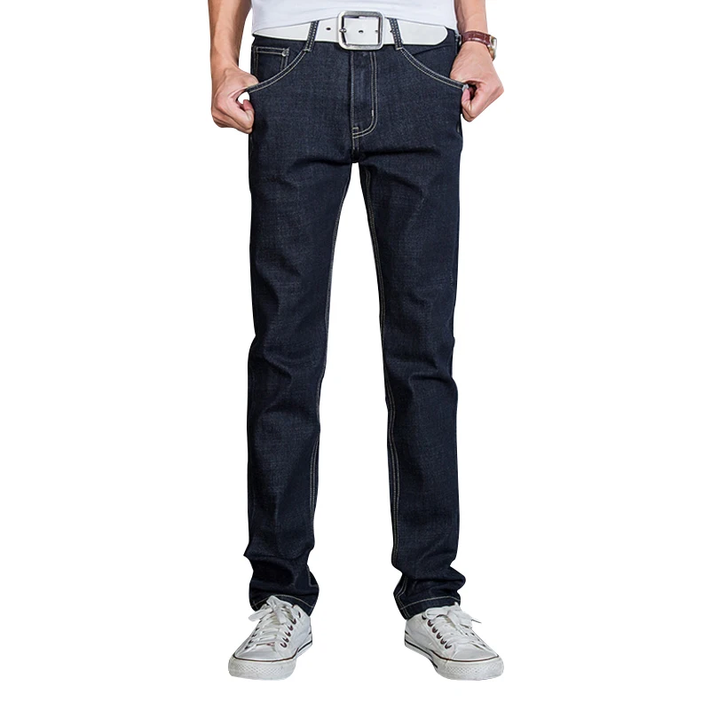 2016 Hot Sale Loose Version Straight Good Quality Soft Cotton Men s Jeans All Match And