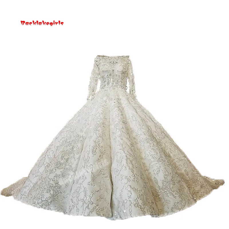 

Backlakegirls Vintage Ball Gowns Wedding Dress Luxury Diamond Sequined Sparkly Sexy Custom Fashion Vintage Bridal Gown 2018 Hot