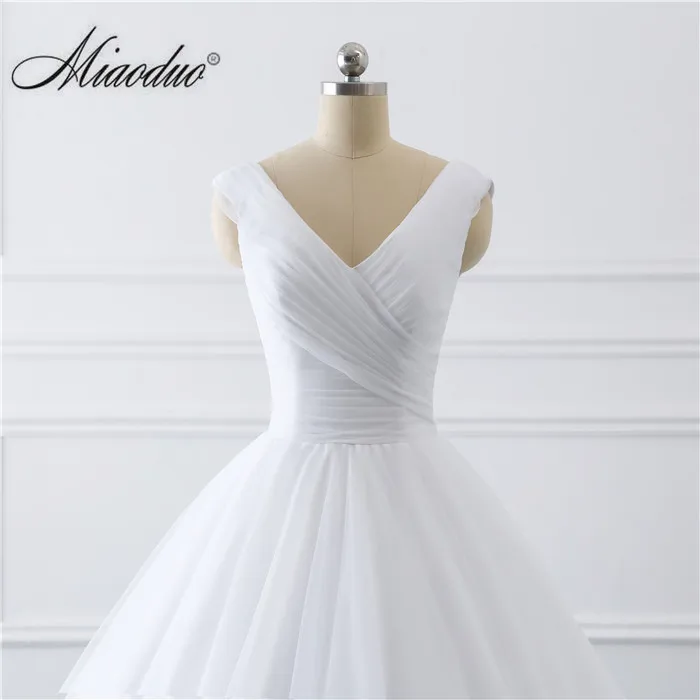 Простое белое свадебное платье, длинное Пышное Бальное платье принцессы с аппликацией, свадебное платье, весеннее платье, vestido De noiva, новинка