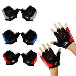 Нескользящие полпальца перчатки дышащие велосипедные перчатки мужские горный велосипед мотоциклетные перчатки Открытый Спорт