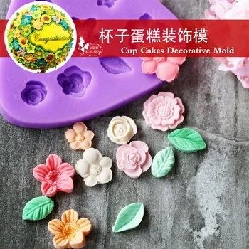 

Yueyue Sugarcraft Flower silicone mold fondant mold cake decorating tools chocolate gumpaste mold
