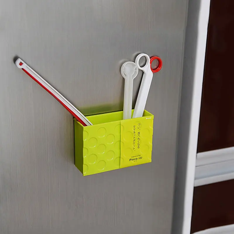 

Fridge Magnet Magnetic Tableware Kitchenware Utensils Rack Shelf Storage