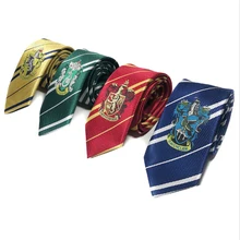 Gryffindor Slytherin Potter krawat Cosplay akcesoria magia hogwart jednolity krawat Gryffindor Hufflepuff Ravenclaw krawat hurtownia(China)