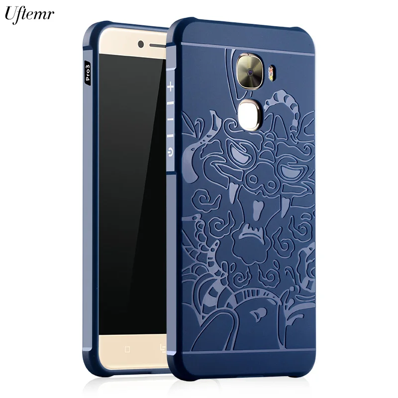 

Uftemr Case for LeTV LeEco Le Pro 3 Luxury 3D carved Dragon Soft Silicone Back Cover LeEco Le Pro3 X720 Cases letv le 3 pro case