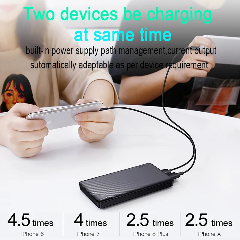Внешний аккумулятор Baseus на 10000 мА · ч с двумя USB портами|Внешние аккумуляторы| |