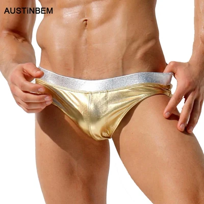 01 AUSTINBEM, новинка, мужские плавки,, сексуальные, одноцветные, из кусков, мужские плавки, боксеры, плавки, sunga masculina, плавки, Короткие - Цвет: 01