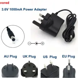 Бесплатная доставка 3.6v1a адаптер США/EU/UK/AU Вход 100 до 240 В AC 5.5*2.1 мм 1.5 м кабель постоянного тока Питание адаптер Универсальный Зарядное