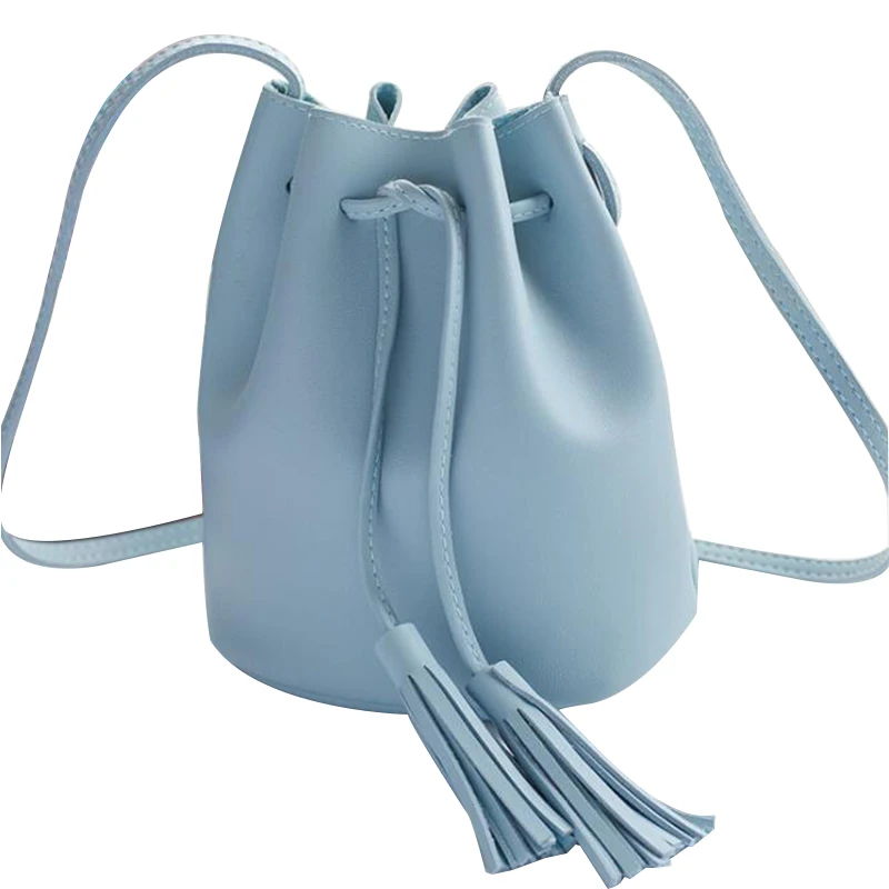 

Fashion Women Bags Japan Style Fringes Bags For Women 2019 Drawstring Buckets Single Women Messenger Bag Sling Bag Female Pouch