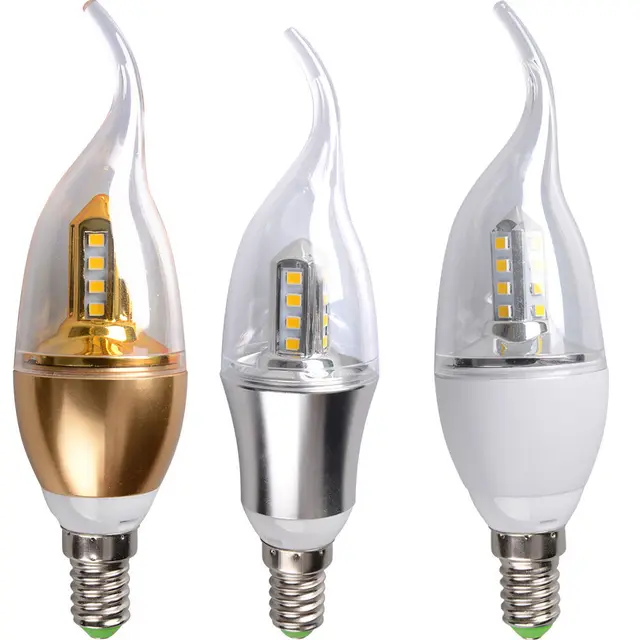 10X E14 Base 9W LED Candle Light Spot Bulb Candelabra Lamp Warm Cool White 85 265V in LED Bulbs