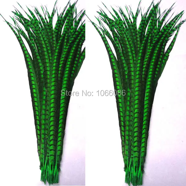 

EMS free shipping 50pcs 30-35inch 80-90cm Green dyed pheasant tail feather,Lady amherst side tails,Lady pheasant feather