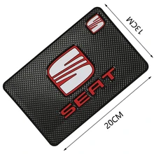 Автомобильные аксессуары, держатель для монет для сотового телефона, мощный Противоскользящий коврик для сиденья leon ibiza altea, автомоющийся нескользящий коврик для автомобиля