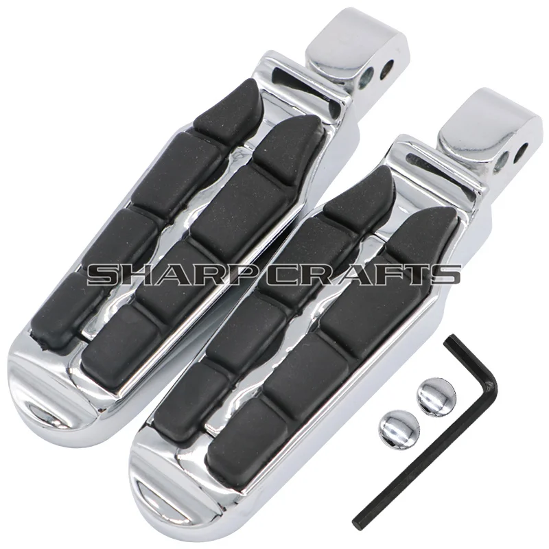Пассажирские педали для ног для Yamaha DragStar V-Star XVS250 XVS650 XVS950 DS250 DS650 DS950 DS1100 Virago XV 250 750 1100 - Цвет: A