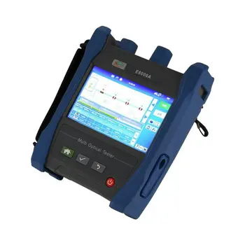 

Handheld OTDR E6000B OTDR 1310/1550nm 30/28dB,Integrated VFL, Touch Screen Optical Time Domain Reflectometer VFL English Menu