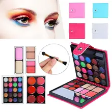 Профессиональный Маленький макияж тени для век Палитра 32 цвета модные тени для век матовые Макияж Тени с чехлом косметика для женщин 4 стиля FAM