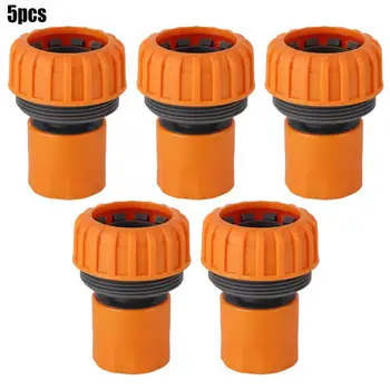 

5 pcs 1" PP Water Hose Tab Quick Connector Car Washing Garden Spaying Gun Connection Adapter Hose Coupler