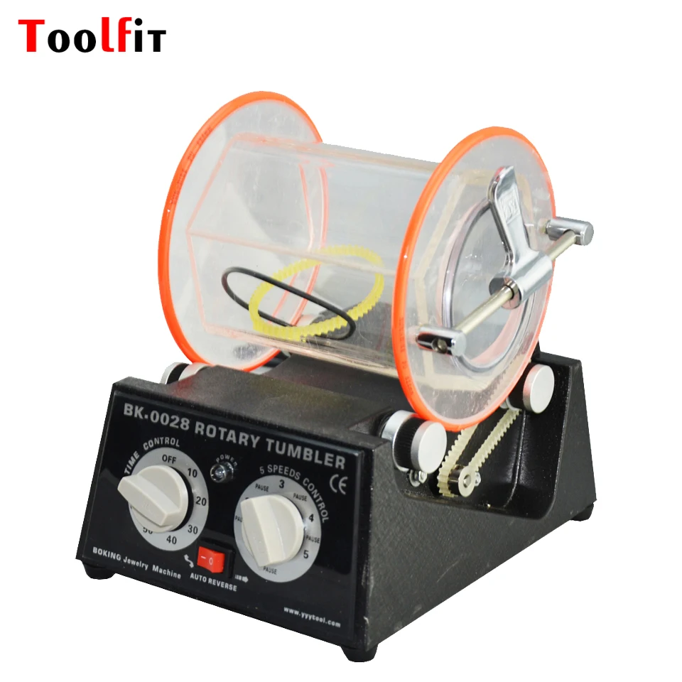 Toolfit емкость 3 кг переменная скорость маленький роторный стакан машина для ювелирных часов полировка металла оборудование для ювелирных изделий