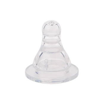 

2018 1pc Silicone Standard Neck Soft Teats Cross Hole Natural Flow Nipples