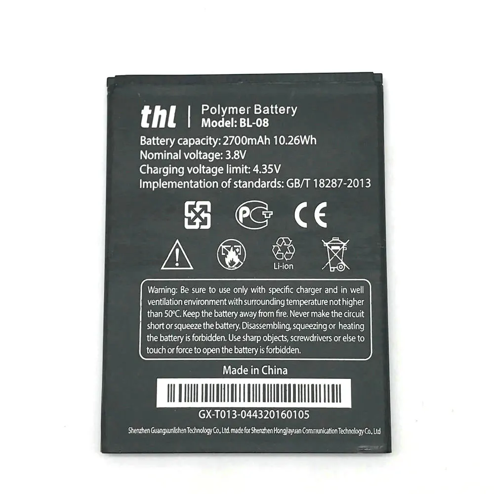 

BL-08 2700mAh Backup Replacement Backup Battery For THL 2015 2015A Phone+ Tracking Code