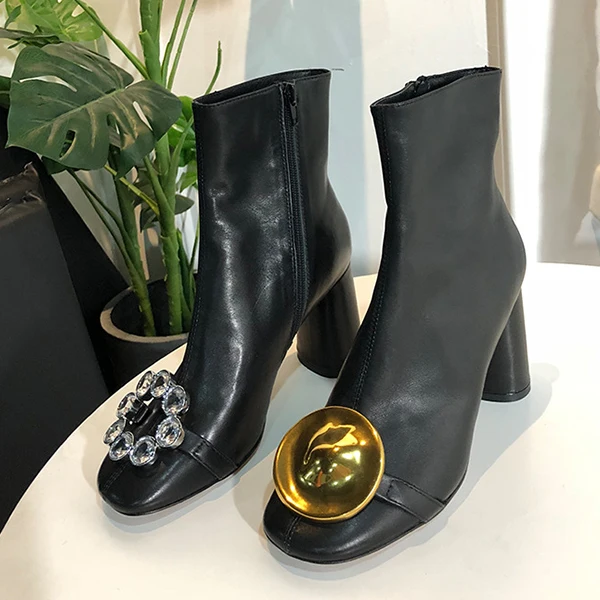 women's high heel motorcycle boots