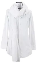 Beautiful elegant neutral Korean men s scarf modelling long sleeve shirt British style shirt bottoming shirt