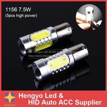 

Free Shipping 1156 BA15S 7.5W COB LED Car Auto Turn Signal Lights Backup Reverse Bulb Replacement Lamp White/Yellow 10-24V