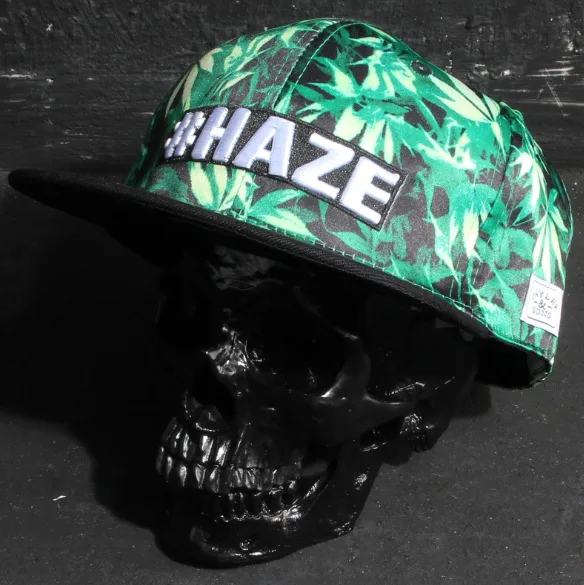 Nueva moda verano estilo gorras chicas sombreros Snapbacks dedo hierba hoja Mujer Beisbol gorras de béisbol Hip Hop Gorra Boina Hoquei Toca