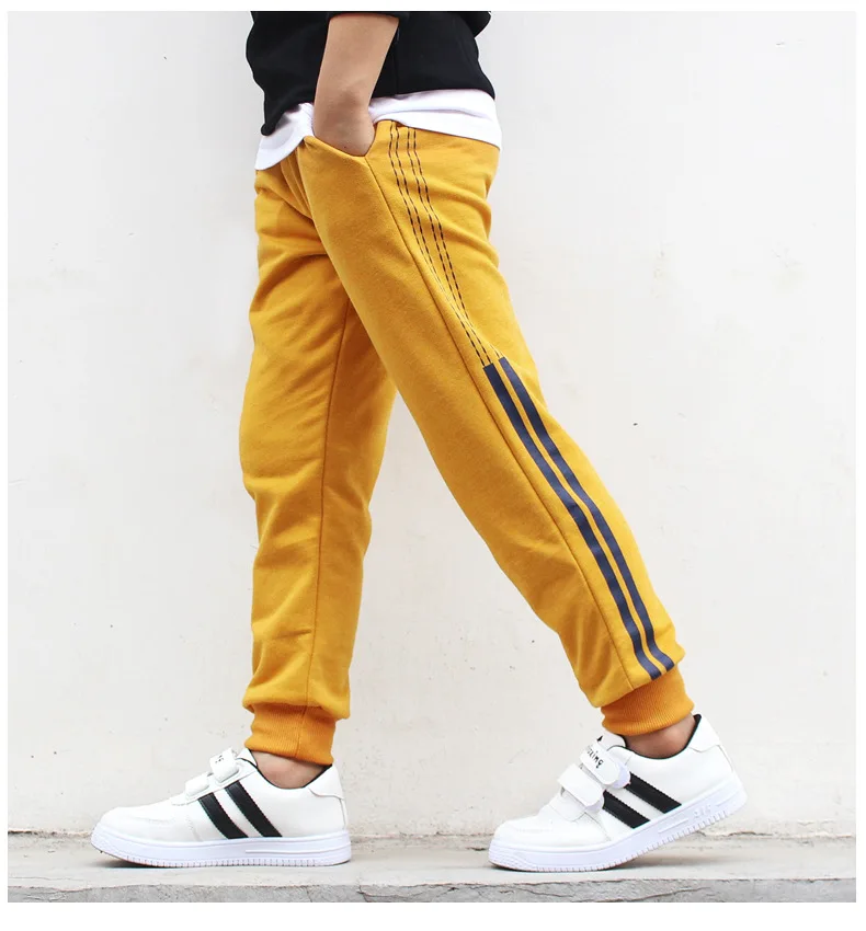 Штаны для мальчиков корейский стиль Мода весна осень хлопок спортивные штаны Enfant Garcon детские брюки для отдыха