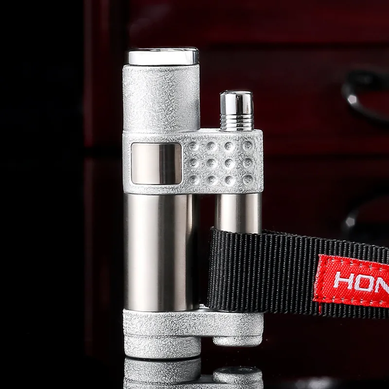 10pcs/lot Outdoor Cool Torch Lighter Metal Butane Gas Windproof lighter