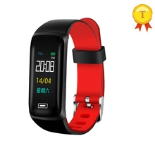 Bluetooth умный Браслет фитнес-трекер мониторинг сердечного ритма сна контрольный шагомер кровяного давления для телефонов Android IOS
