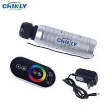 Автомобиль Использовать DC12V 6 Вт RGB светодиодный волоконно-оптический светильник двигатель с RF сенсорный пульт дистанционного управления