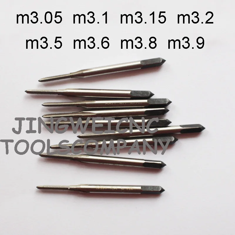 

hss machine tap screw tap M3.05 M3.1 M3.15 M3.2 M3.5 M3.6 M3.8 M3.9 good quality with straight flutes