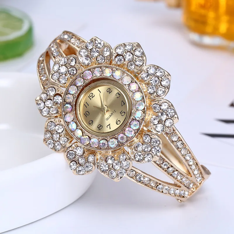 

Montre Femme 2018 Women Watches Luxury Brand Fashion Leisure Auger Bracelet Stainless Steel Quartz Wristwatch Ladies Watches