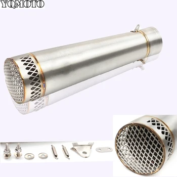 

36-51MM Universal Modified Escape Moto Exhaust Motorcycle Scooter Muffler Pipe for triumph buell Kawasaki Yamaha XJ 6