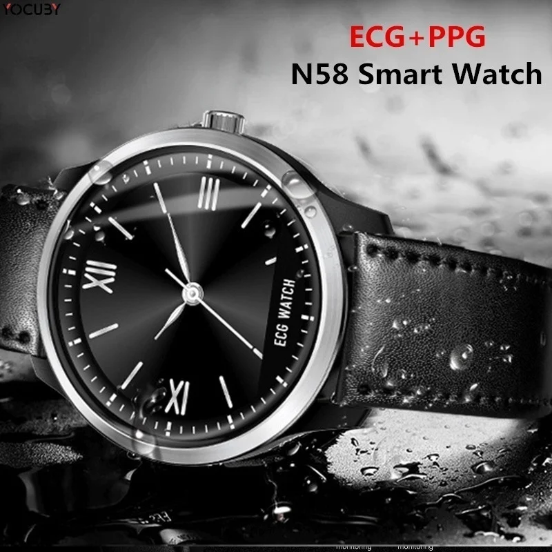 Умные часы ECG PPG фитнес трекер браслет с электрокардиографическим дисплеем
